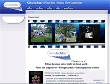 Tablet Screenshot of kinolichtart.de